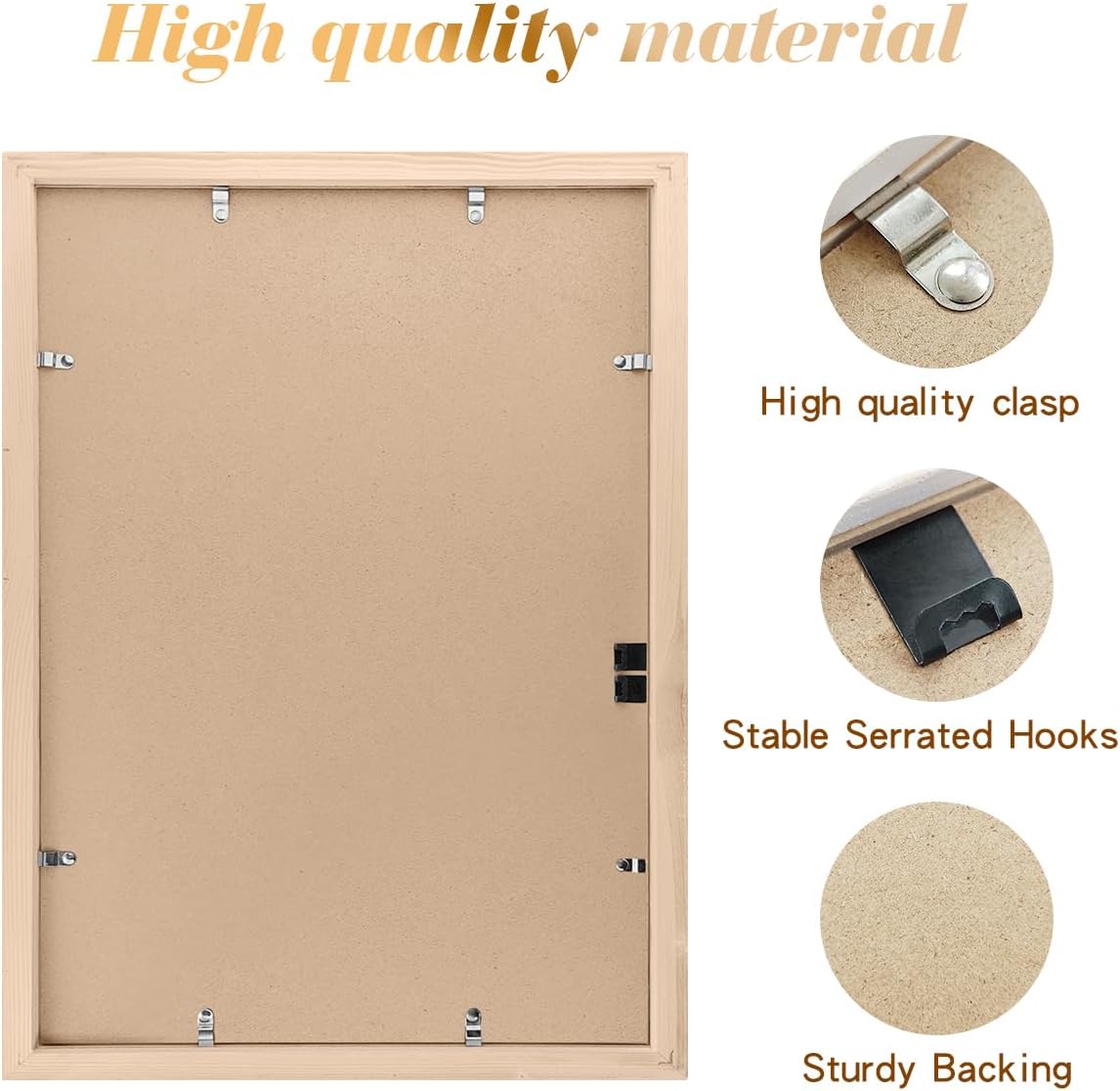 16x20 Solid Wood Bling Select Poster Frame for Hanging Wall,Glitter Glass Diamond Rhinestones Lace Frame，Wall Hanging Sparkle Large Picture Frame for Photos, Posters & Art Prints (White)