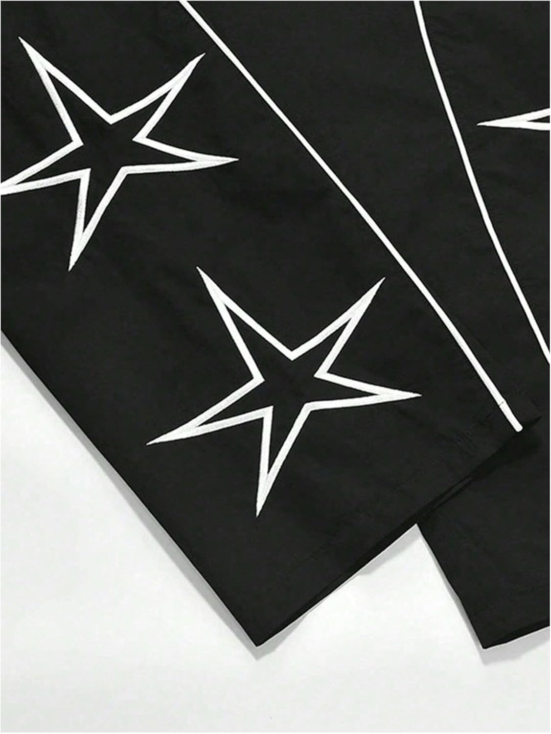 GORGLITTER Men's Y2k Baggy Sweatpants Cross Print Wide Leg Sweatpants Hip Hop Workout Gym Track Pants Streetwear - Image 4