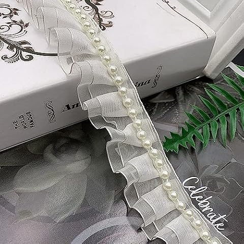 SUNMOVE Organza Lace Ribbon for Decoration Cover