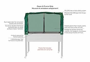 ミッチー、マルチカバー Amazon.com : Greenhouse & Bug Cover Combo 21”W x 47”L x 24”H
