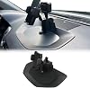 D-Lumina Dash Multi-Mount Phone Holder - Compatible with 2014 2015 2016 2017 2018 2019 2020 2021 Toyota Tundra - Dashboard Instrument Table Organizer Storage Tray, ABS Black