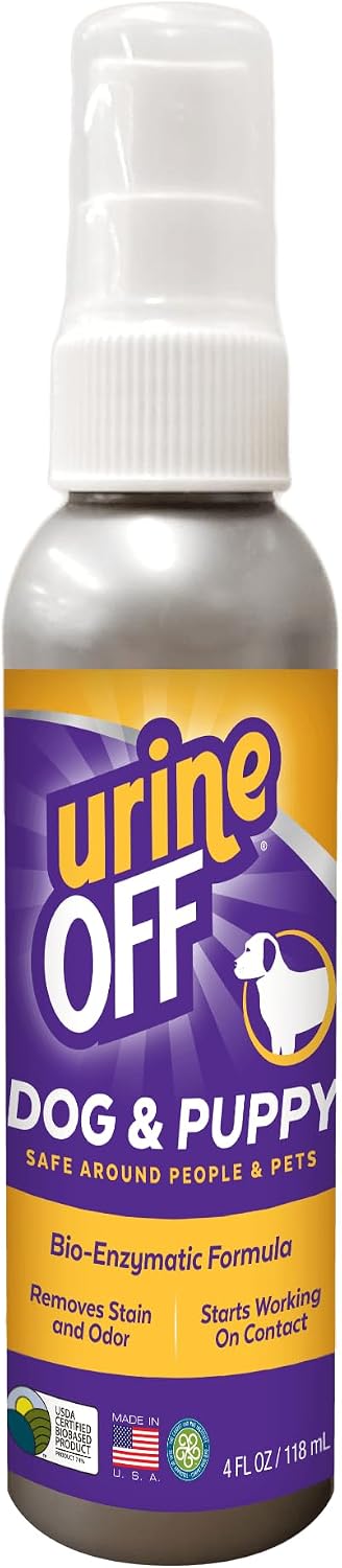 Urine OFF Dog & Puppy Travel Size Spray, 118 ml - Wyprodukowano w USA