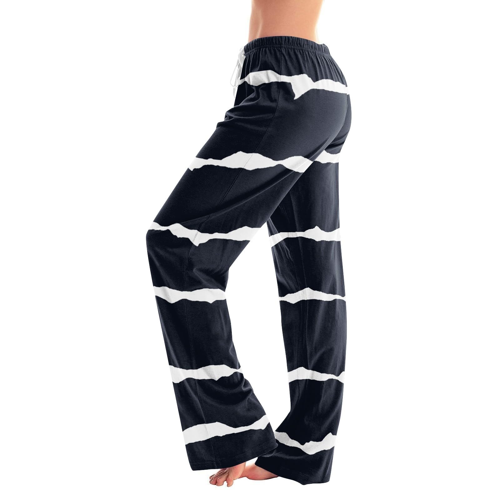 TWGONE Women's Pajamas Pants Plaid Stretch Casual Loose Comfy Pants Sleep Bottom Lounge Cute Pajama Sleepwear