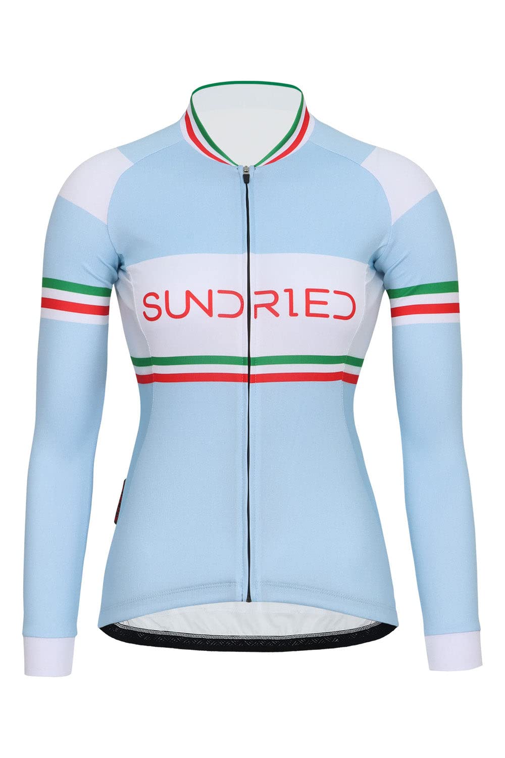 Sundried Women's Ice Striped Long Sleeved Cycle Jersey Road Cycling Shirt Mountain Bike Top ( Xl)