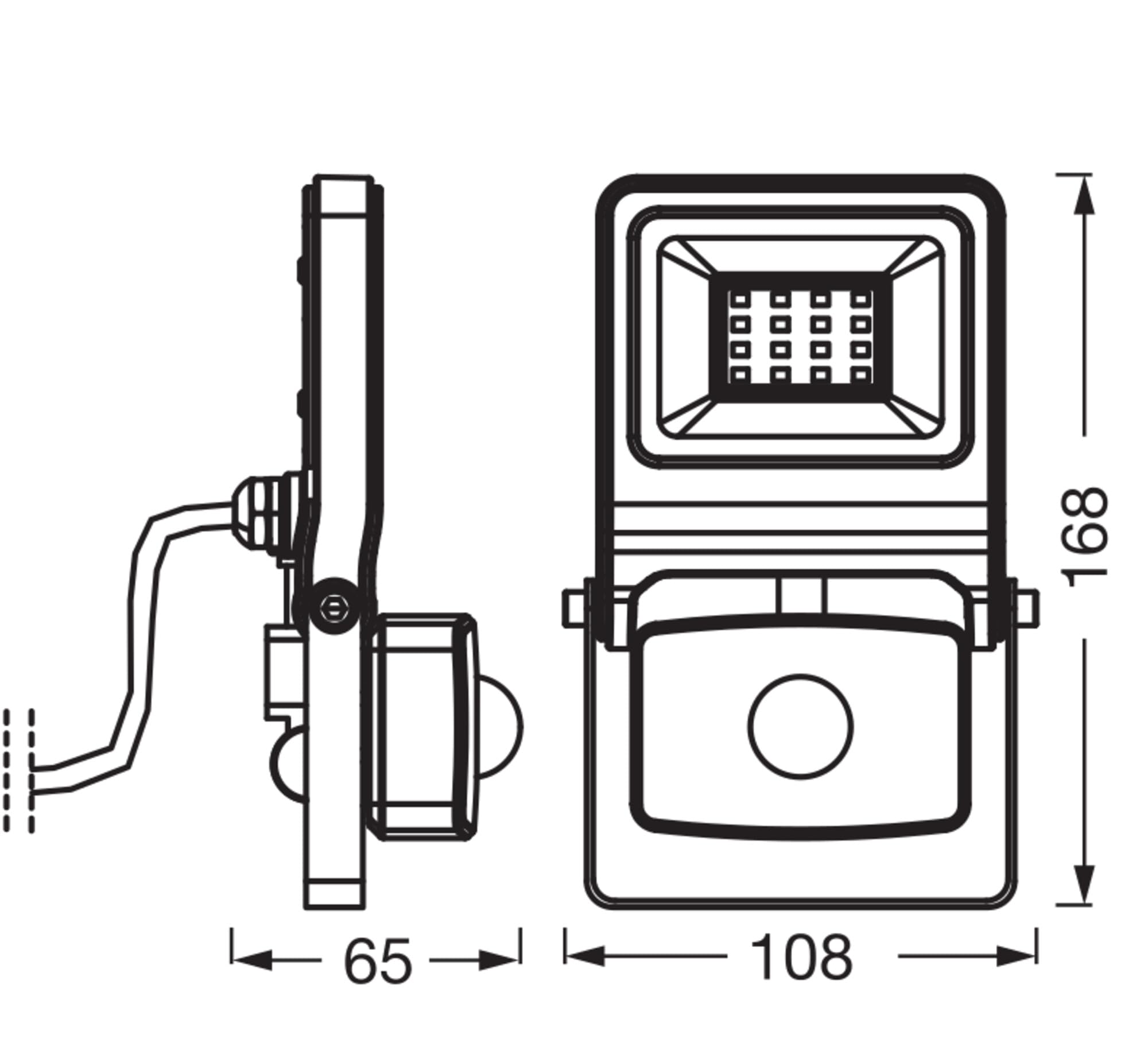 Image secondaire de Projecteur LED Extérieur Osram ENDURA avec Détecteur de Mouvement 10W