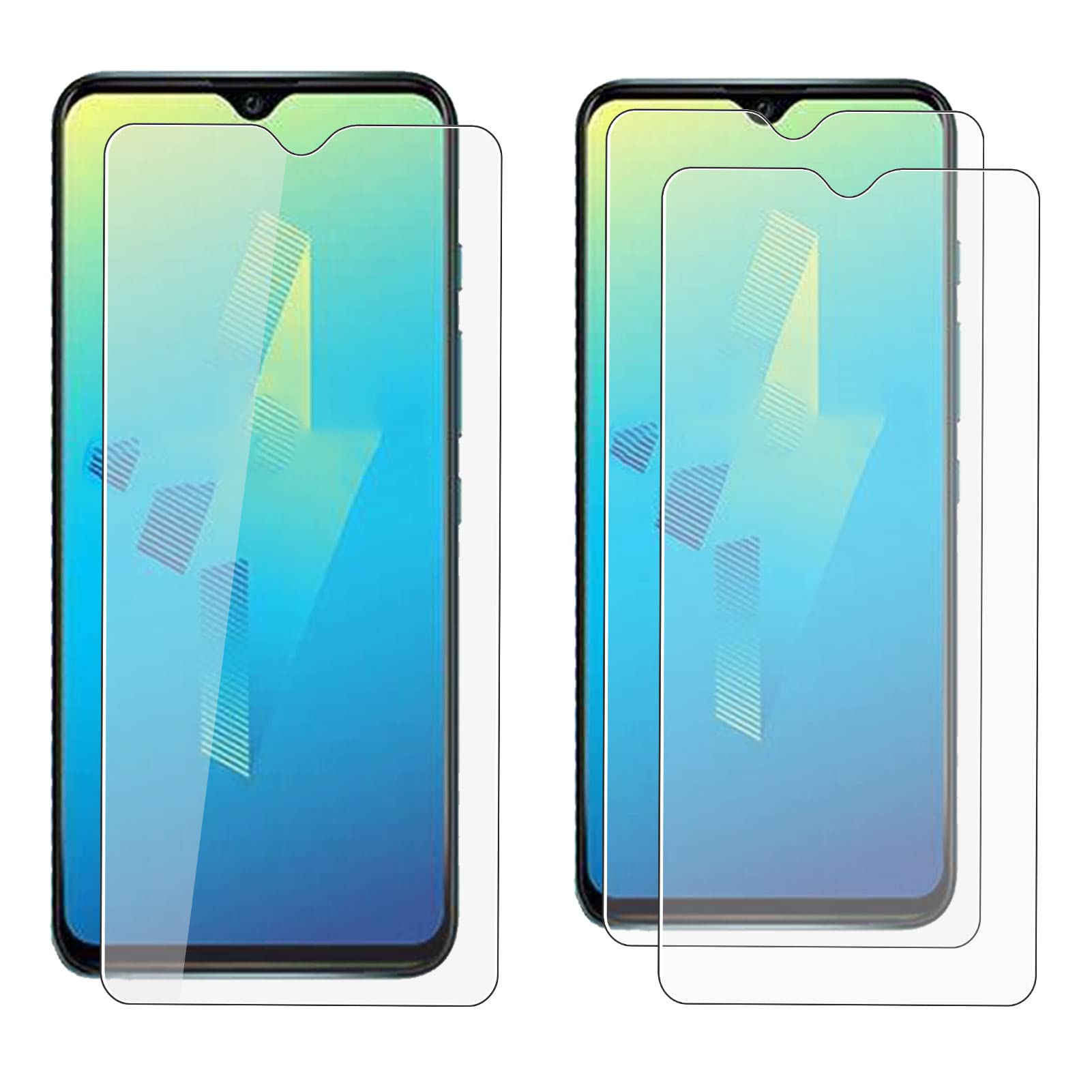 Pellicola Vetro Temperato Per Wiko Power U10 | 2 Pezzi, 9H Anti-Graffio, HD Trasparente