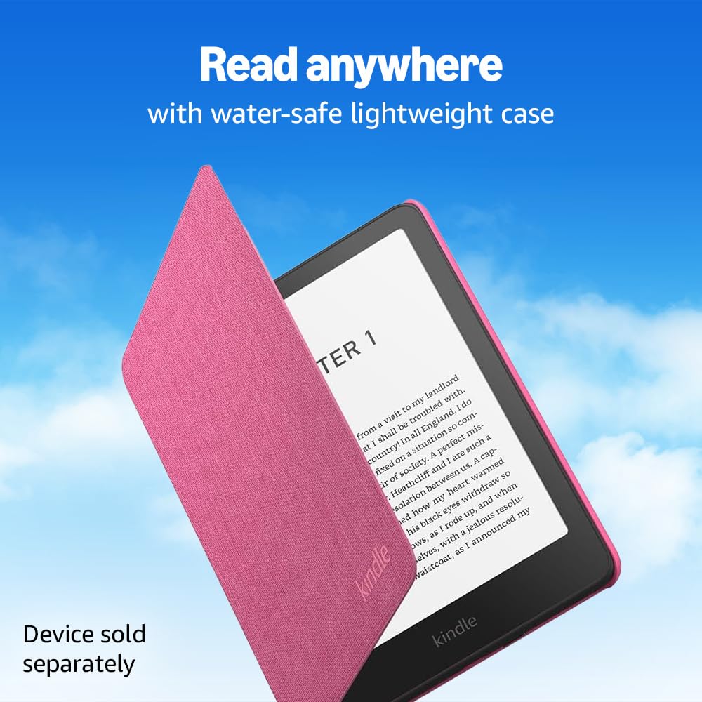 Amazon Kindle Paperwhite and Amazon Kindle Colorsoft Case, Lightweight and Water-Safe, Foldable Protective Cover – Fabric