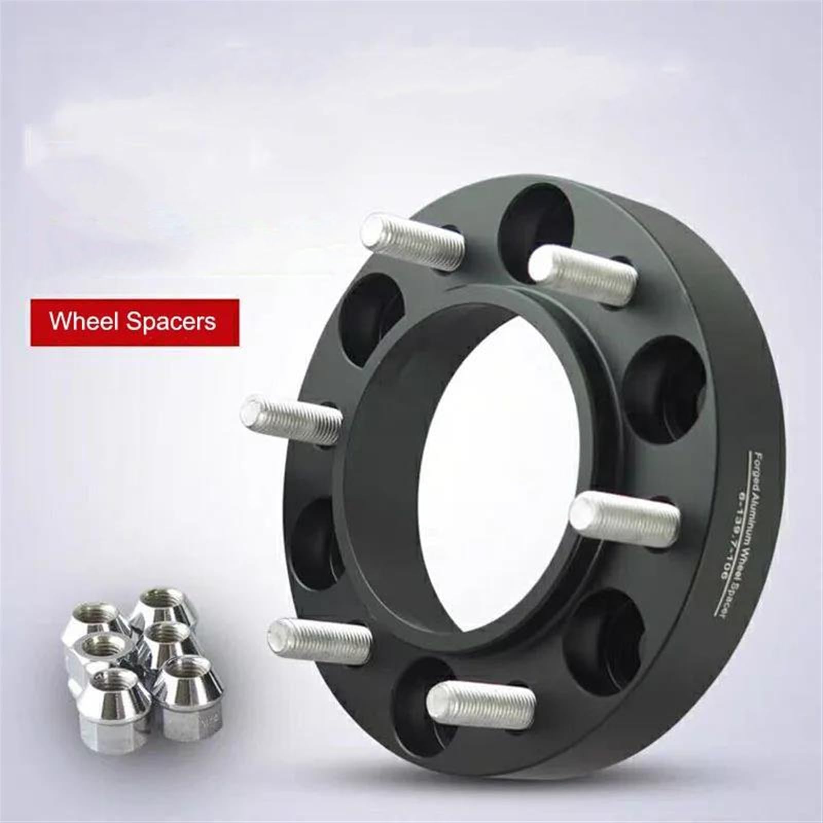 Distanziale per Ruote Compatibile con Toyota per Land per Cruiser per Prado 120 150 Adattatore Distanziale Ruota in Alluminio per Auto PCD: 6x139,7 CB: Distanziali Ruota Auto 106,2 Mm 35 Mm