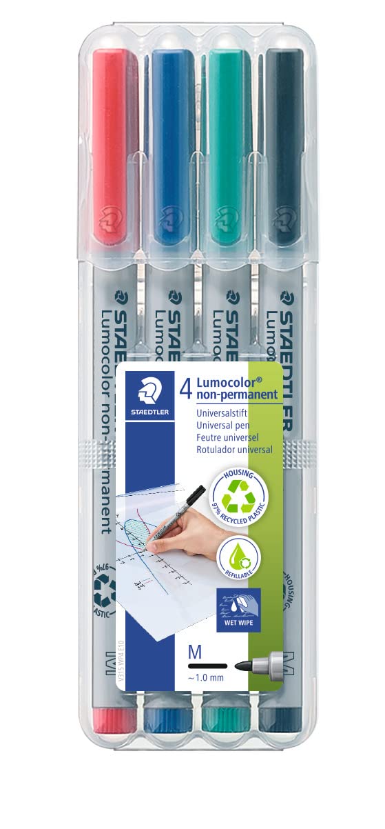 STAEDTLER Folienstift Lumocolor corretto F 4ST