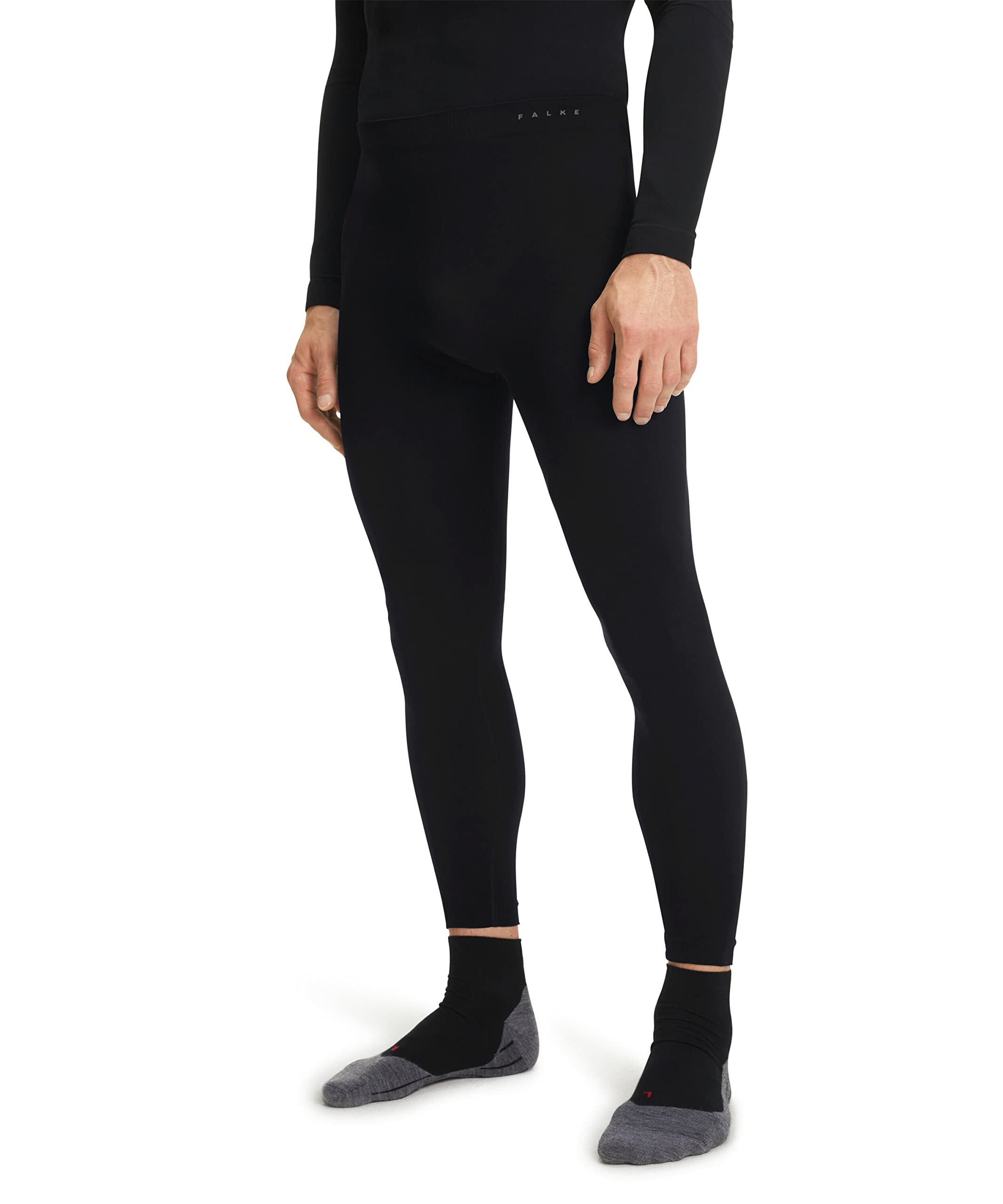FALKE Men's Warm Long Tights Long Sport Tights Base Layer Bottom, Thermal Underwear, 1 Pair