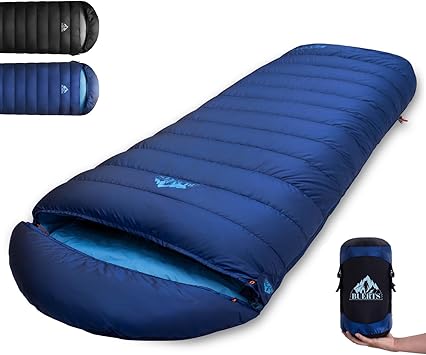 Down Sleeping Bag for Adults.  680FP Ultralight Portable, Backpacking Sleeping Bag for Hiking, Camping, Mountaineering, expenses and Backpacking. with Compression Sack