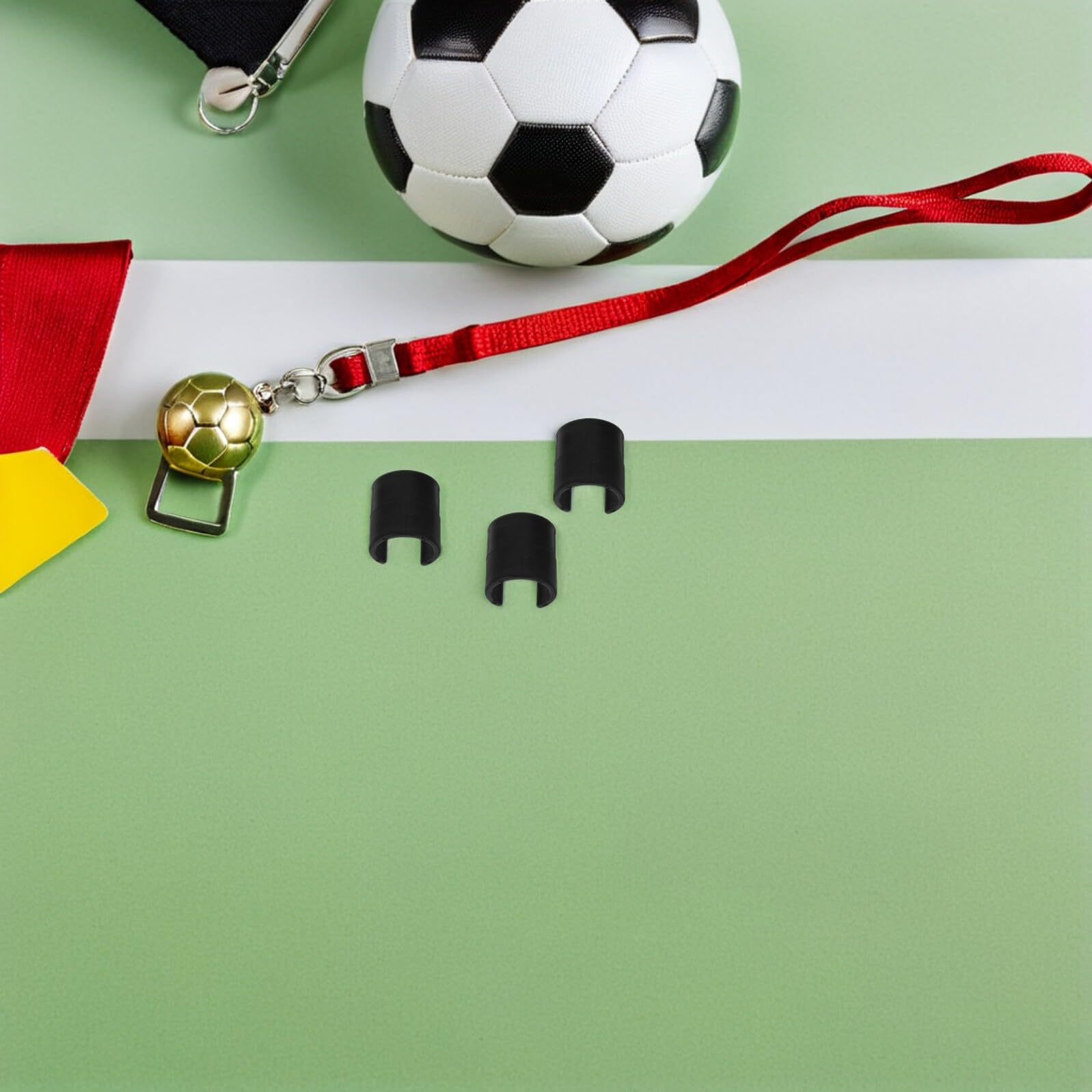 TOPBATHY Lot De 25 Clips De Fixation En Abs Pour Poteaux De Drapeau De Corner De Football Connecteurs Robustes Et LéGers Pour Accessoire D’EntraîNement ÉQuipement De Marquage Polyvalent Et Ré