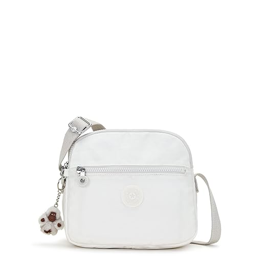 Kipling Womens WomenÂ’s Keefe Bag, Lightweight Everyday Purse, Nylon Shoulder Crossbody Bag, Warm Yellow Tonal, 8.75 L x 7.75 H 5 D US