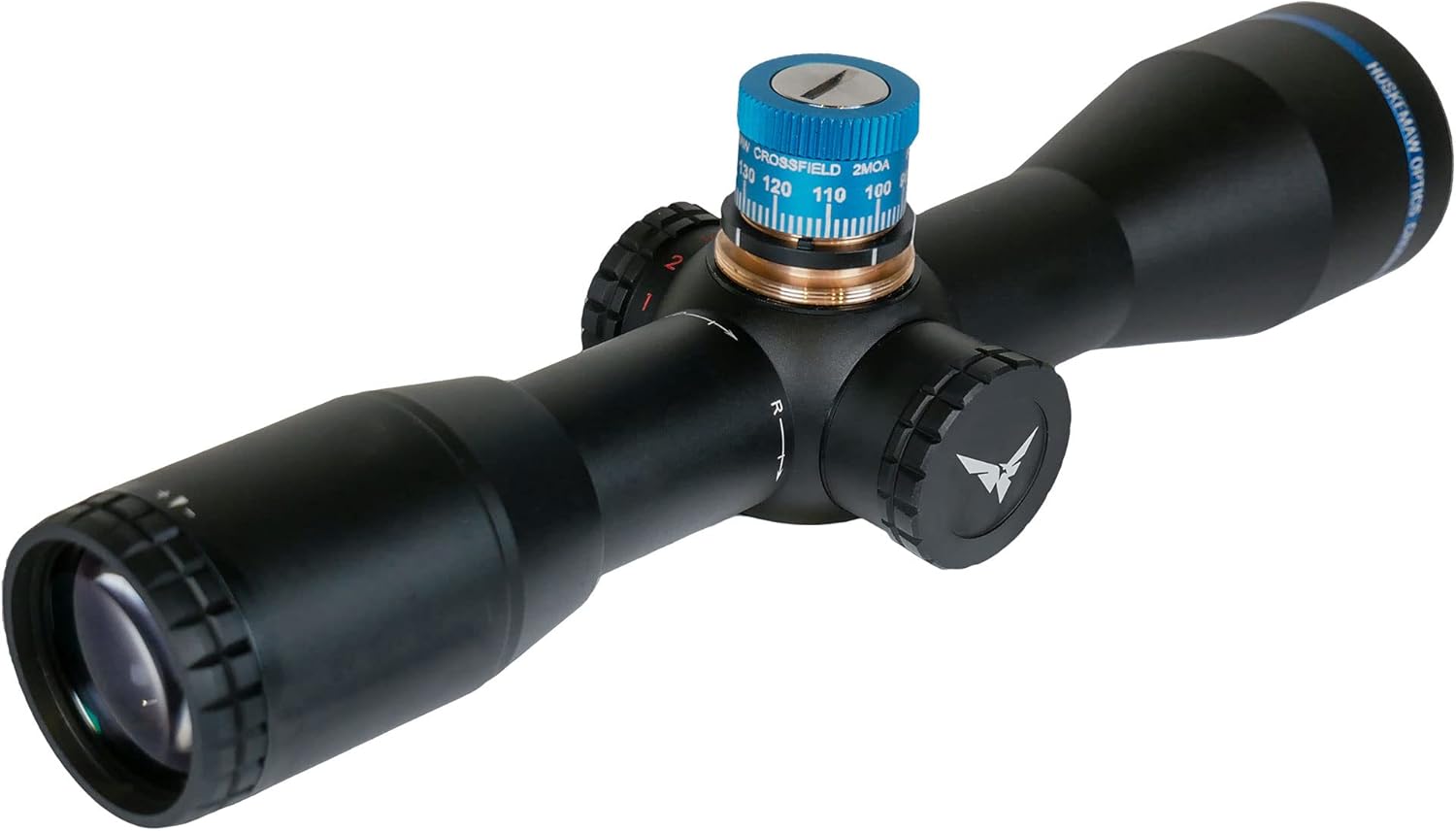 Huskemaw Crossfield 4x40 Fixed Power 30mm Tube Diameter Crossbow Scope w/Arrow Drop Compensator Turret