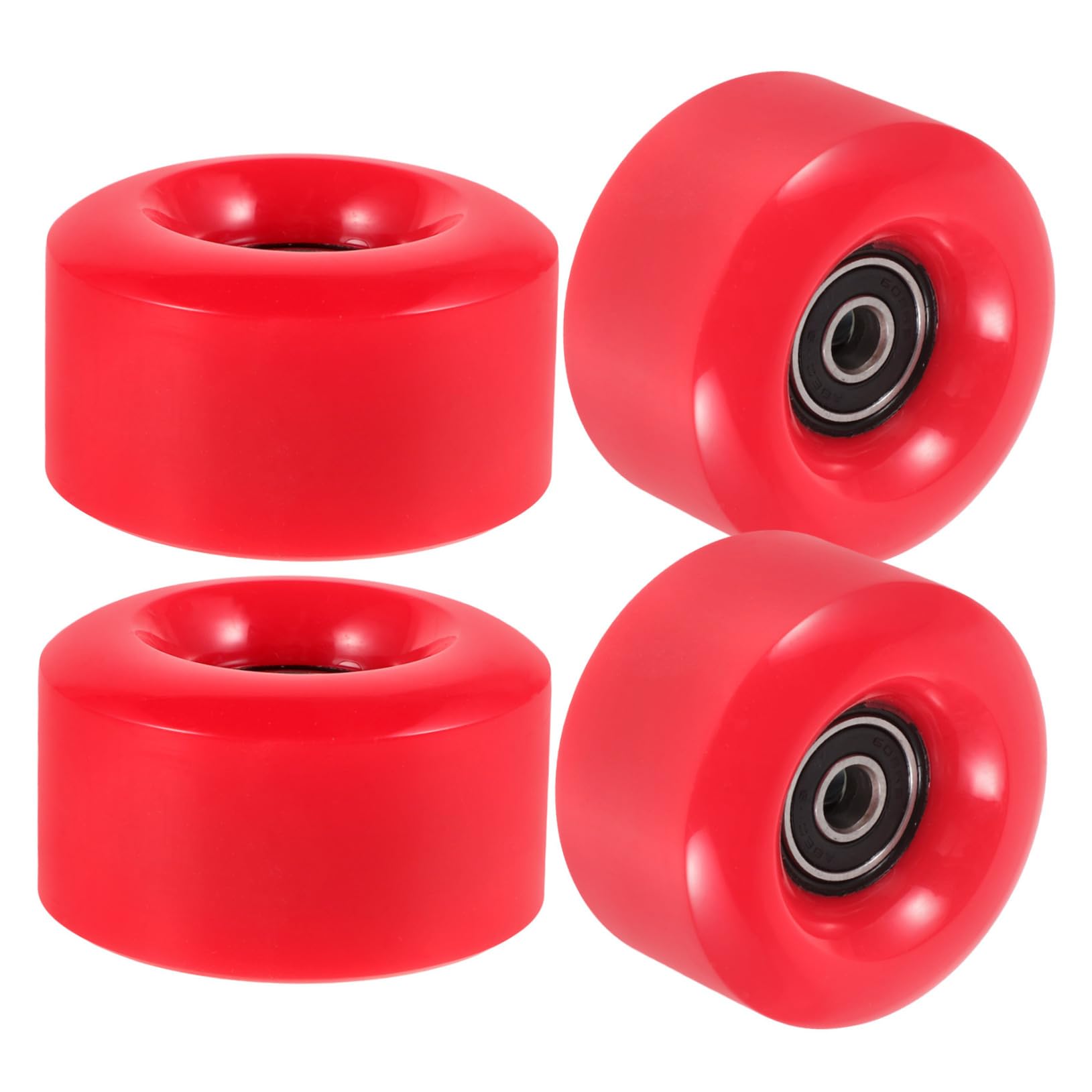 GANAZONO Roller Skates Part 4pcs Replacement Wheels High Elasticity for Boys and Girls Adults