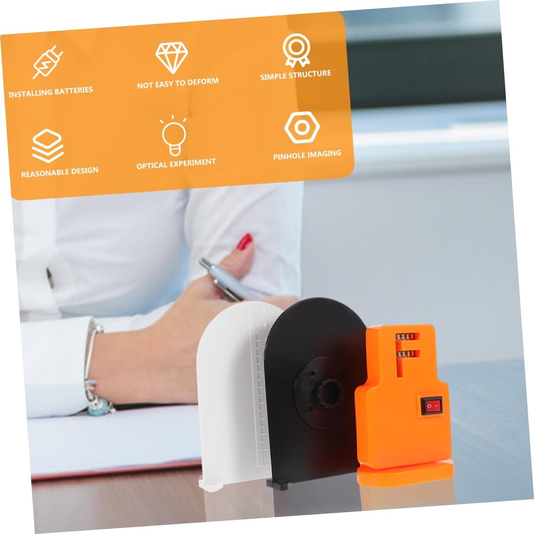 Kit per esperimenti ottici per scopi didattici Ottica Attrezzatura per esperimenti ottici Kit di Fisica educativa Esperimenti scientifici per esperimenti di Fisica Plasti