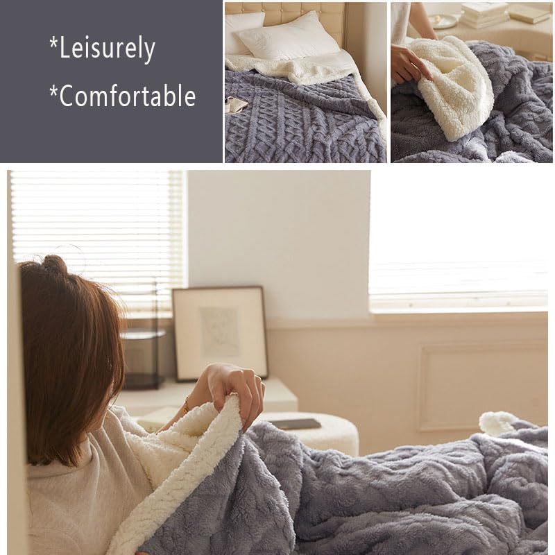 Waffeldecke Aus Baumwolle-Bambus – 152x203 Cm – Kühlend, Weich, Für Sofa & Bett