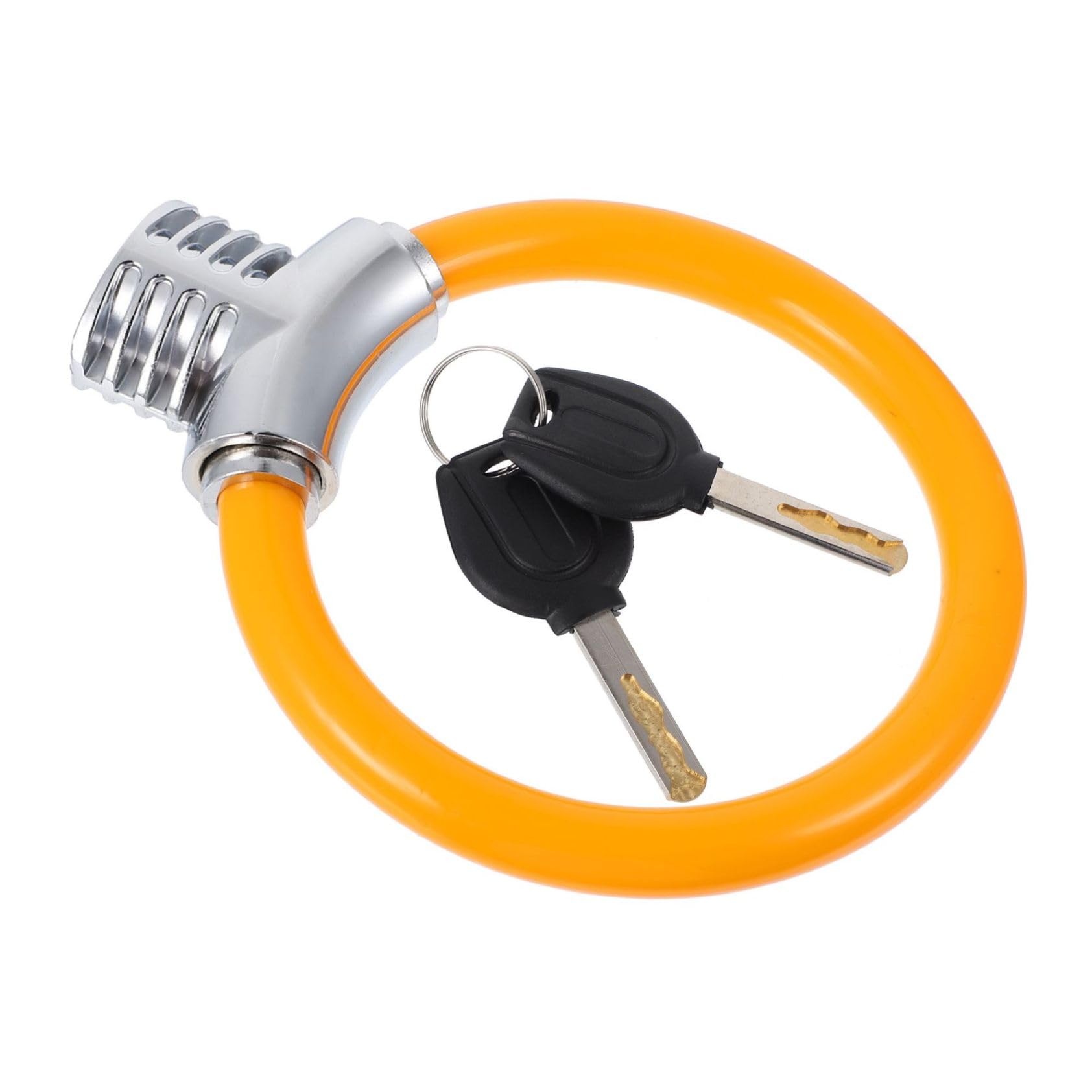 Garneck Mini Theft Bike Security Lock with Coating Compact and Portable Design for Cycling for Daily Use