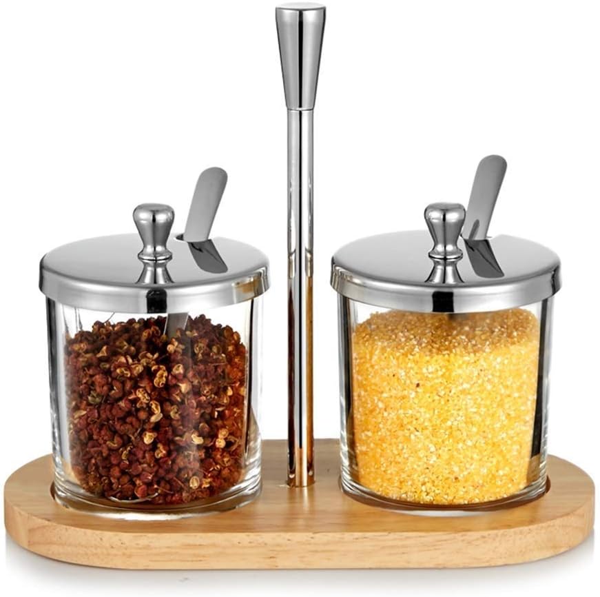 Seasoning Container, Seasoning TankGlass Seasoning Set Kitchen