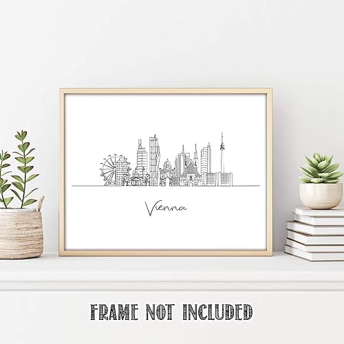 Vista 22 de TJ Originals - Barcelona, Madrid y España vistas de la ciudad, arte de pared ilustrado a mano, decoración de pared de sala de estar - Pósteres