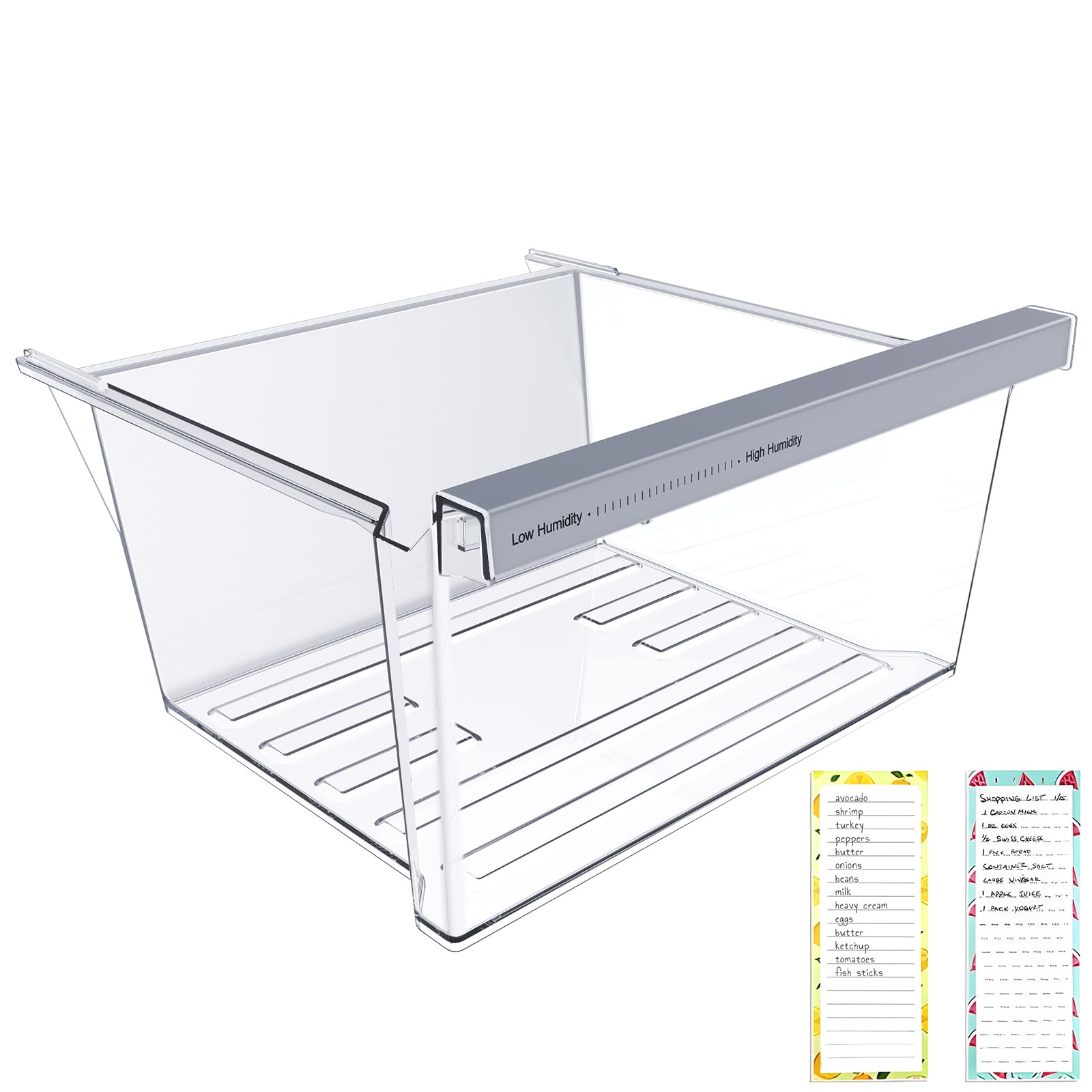 UPGRADED W11162443 Refrigerator Crisper Drawer