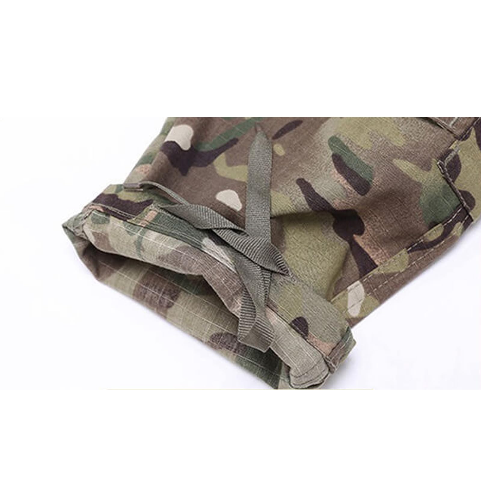 Niños Deportivo Ropa Táctica Conjuntos de Camiseta y Pantalones Airsoft Militar Camuflaje Primavera Verano Otoño Combate Senderismo Caza Camping para Niño Niña