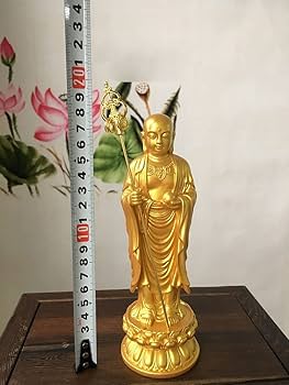 地蔵 菩薩 観音彩衣仏像 銅製 仏像 彫刻  開運 風水  置物 地蔵 菩薩 観音彩衣仏像 銅製 仏像 彫刻 開運 風水 置物 Amazon