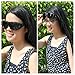 Solarfun Polarized Fit Over Glasses Sunglasses Wrap Around Solar Reduce Shield for Men and Women's Driving,Black