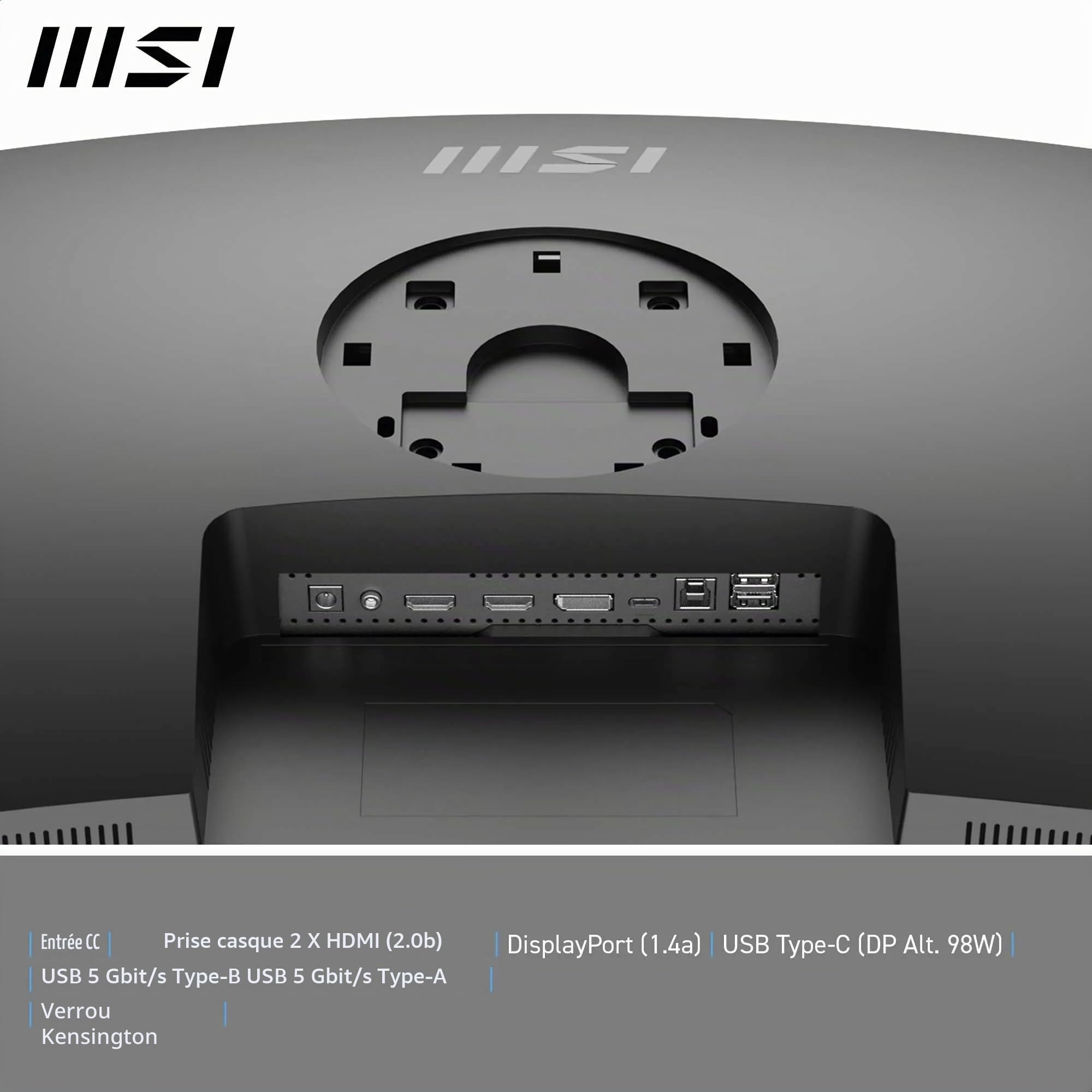 MSI Modern MD342CQP Écran Professionnel incurvé 34" UWQHD