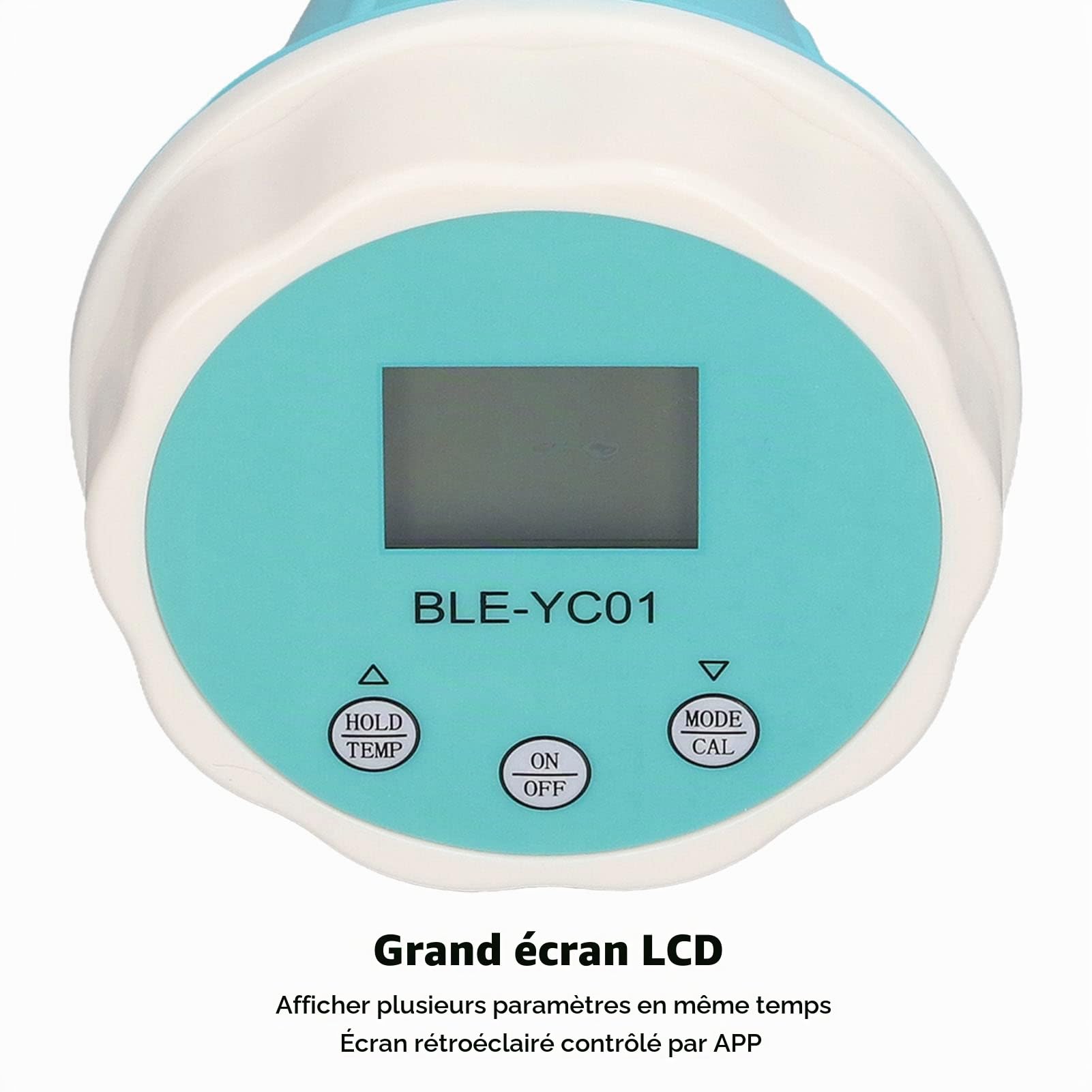 BLE-YC01 Moniteur de Piscine PH TDS EC ORP CL Température de Chlore Détecteur 6 en 1 Testeur de qualité de L'eau