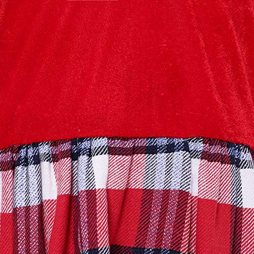 Image of BownBee Velvet Twill Full Sleeve Dress for Baby Girl-Black