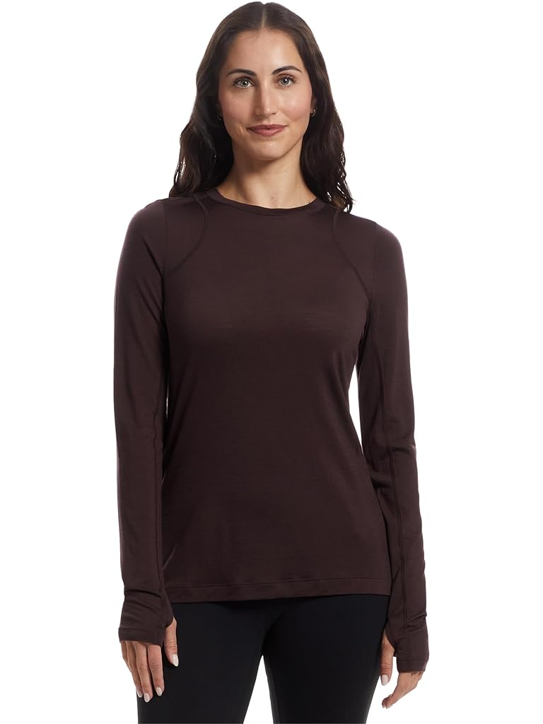 Brown Smartwool Active Long Sleeve