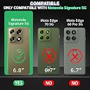TheGiftKart Crystal Clear Back Cover Case for Motorola Moto Signature 5G | 360 Degree Protection | Shock Proof Design | Hard Clear Back Case Cover for Moto Signature 5G (PC & TPU, Transparent Bumper) gallery image