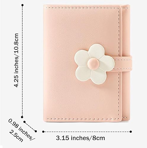 Miniatura 8 de Amerixun - Billetera personalizada con logotipo, bolsillo pequeño de piel sintética para efectivo, cartera con tarjetero para mujeres y niñas con