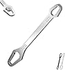 Double-Ended Wrench Universal Double Ended Wrench,8-22mm Universal,Double End Star Self-Tightening Glasses Spanner Multi-Purpose Hand Tool for Repair and Maintenance (A)
