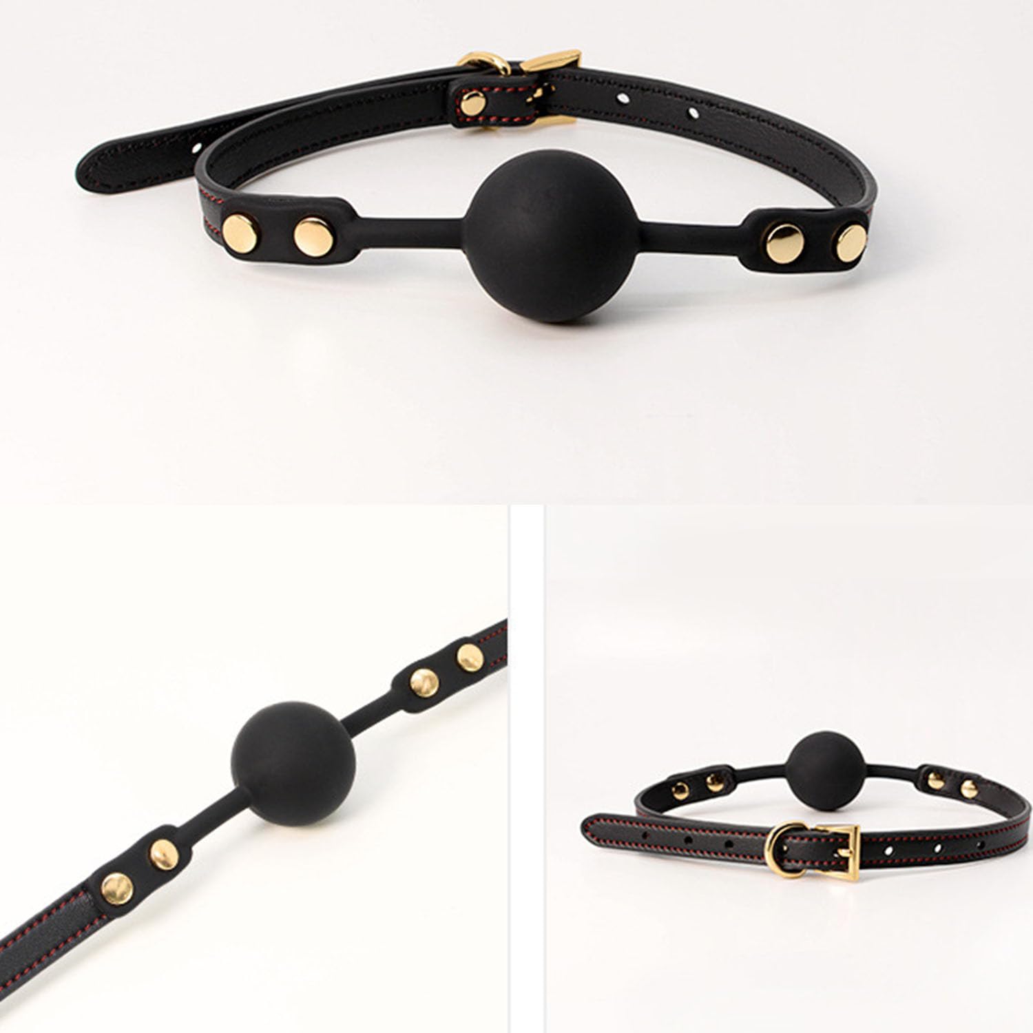 Ensemble de retenue de bondage, menottes, fers for les jambes, bandeau for les yeux, collier à boules, pagaie, chaîne de traction, ensemble de retenue avec sac de rangement, jouets sexuels