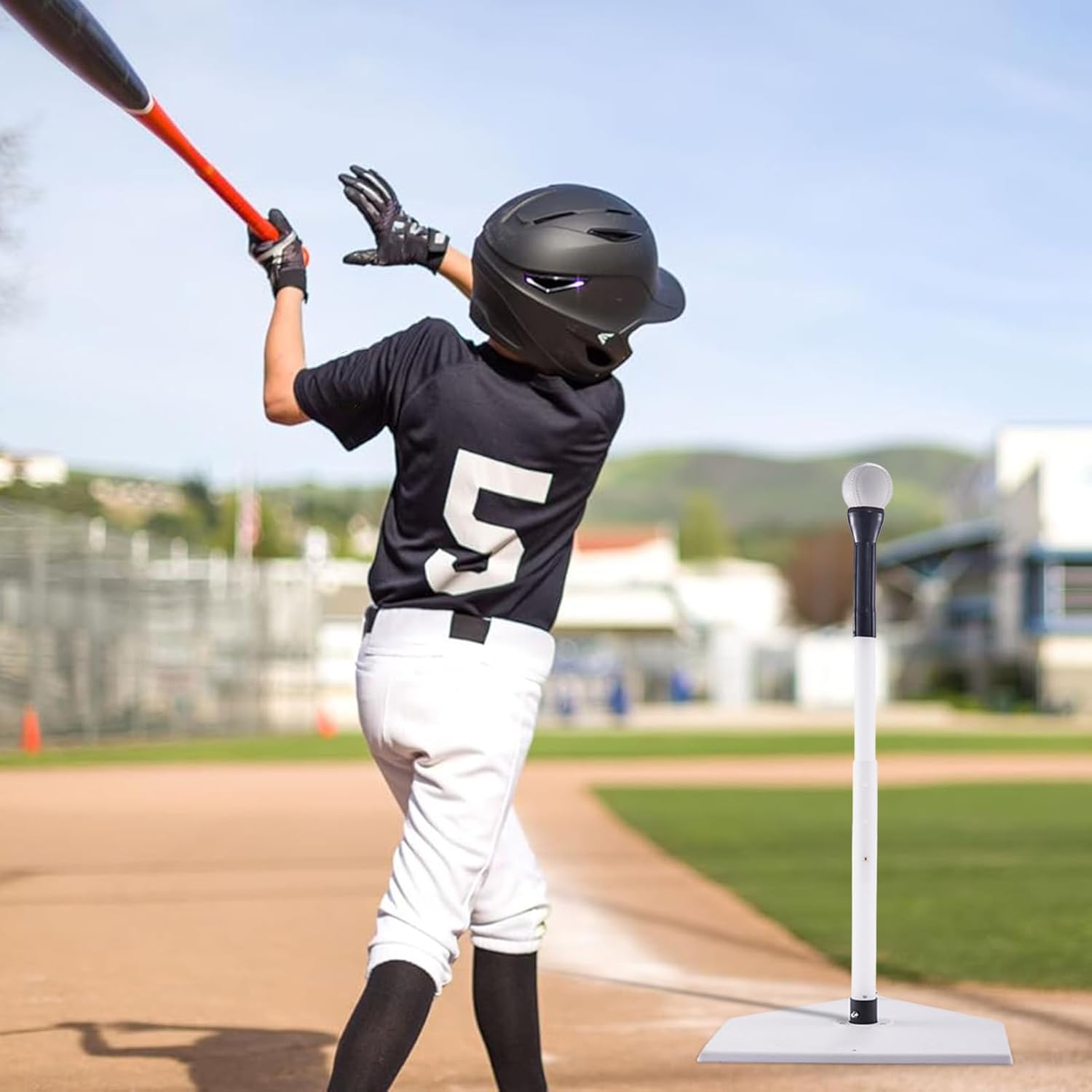 ベースボールティー,高さ調整可能なソフトボール練習用品 | ソフトボール練習用ツール | 若年選手 学校チーム リーグ戦 トーナメン
