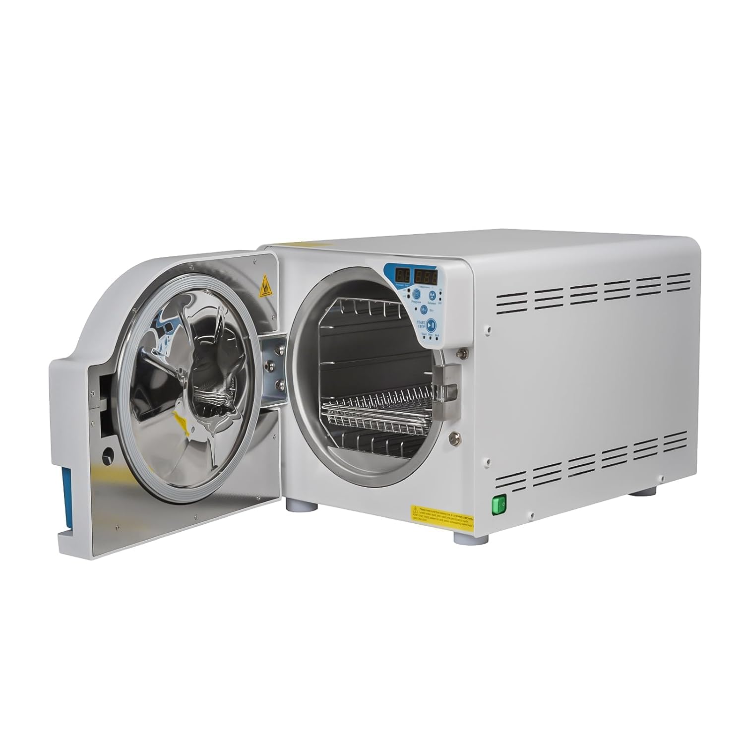 16L / 18L / 23L Autoklav Hochdruckdampf mit Trocknungsfunktion, Digitale LED-Anzeige, Dual-Control-Türsperre, Laborausrüstung aus Edelstahl (16L)
