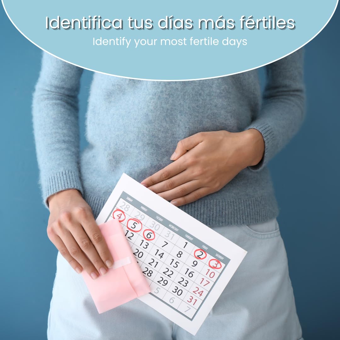 Test d'ovulation ultrasensible Pack de 100 | Test d'ovulation et de fertilité détecte vos jours les plus fertiles| Test d'ovulation rapide facile à utiliser avec des résultats précis
