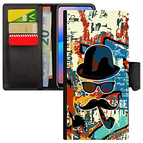 Coque Galaxy S21 cuir orange idée cadeau d'anniversaire vintage homme