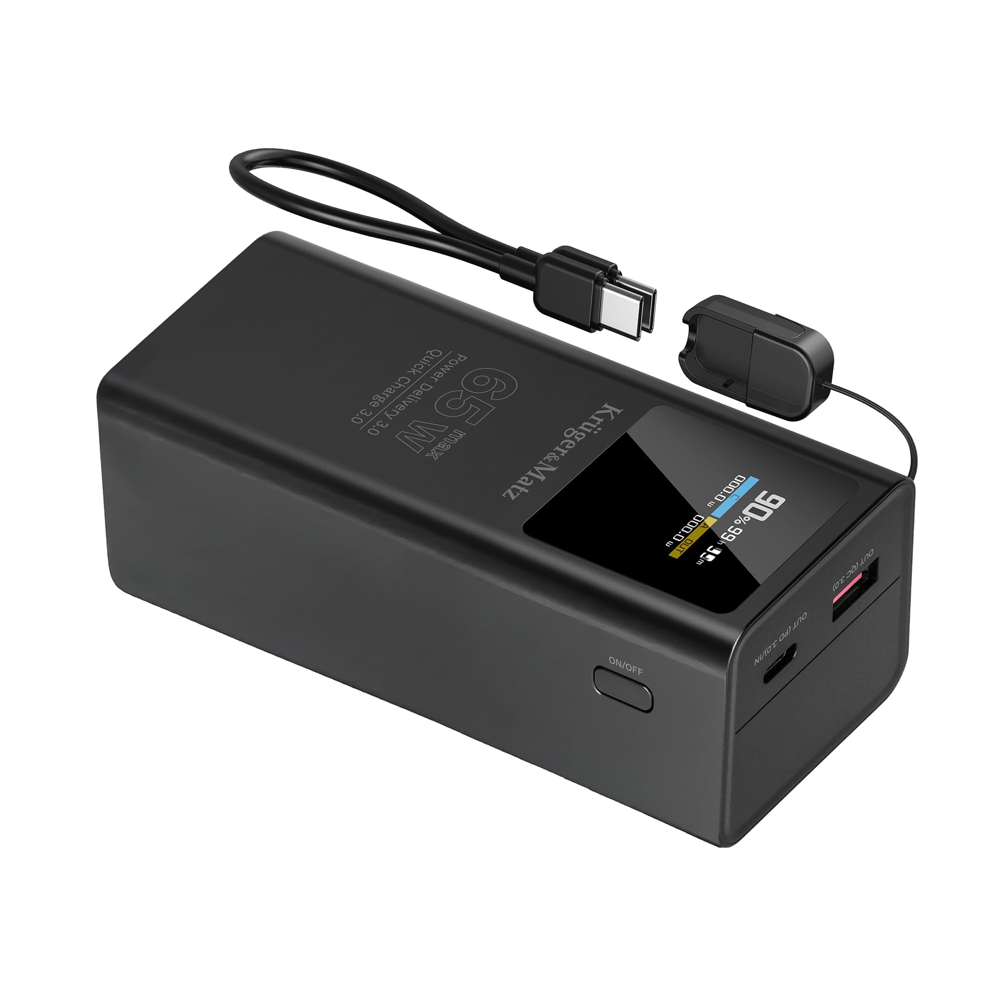 Krüger&Matz PowerBank 20000 mAh Li-pol 65W z funkcją QC oraz PD KM0914