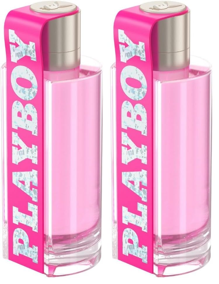 Playboy Wham Glam Perfume for Women Eau de Toilette 100ml Fragrance (Packung mit 2)
