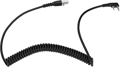 Radio Cable Retractable K1 Radio Connector Earphone Cable Cord Cable,for Two Way Radios