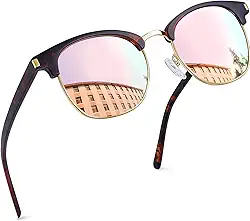 Óculos de Sol Masculinos e Femininos Polarizado Espelhados Óculos Proteção UV