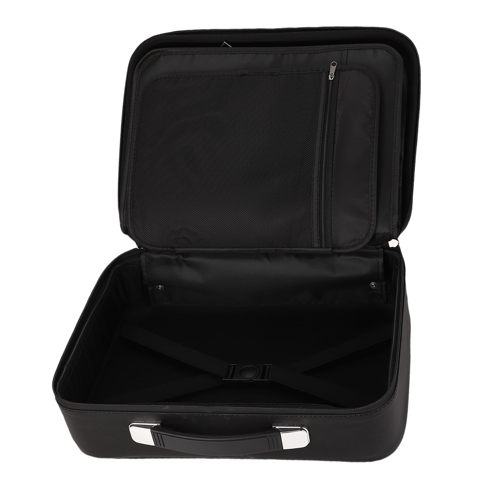 EMUKOEP Scatola per Documenti Ignifuga, Organizer per Documenti Portatile Ignifugo con Guscio Rigido con 13 Tasche per Cartelle di File per Viaggi in Ufficio a Casa
