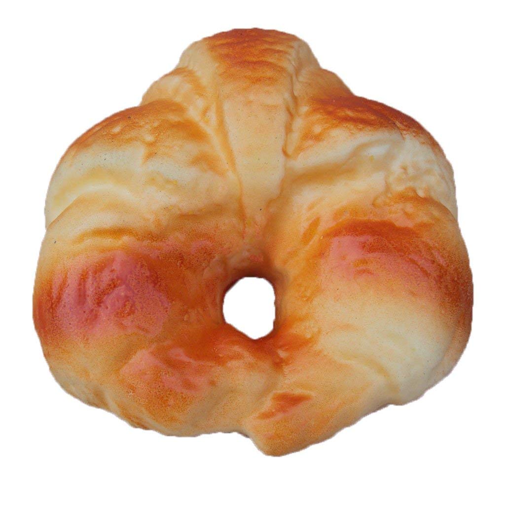 Inzopo Artificial Realistic Large Croissant Bread