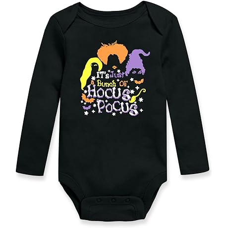 Hocus Pocus Onesie for Baby Girls: Celebrate Your Little Witch's First Spooky Season