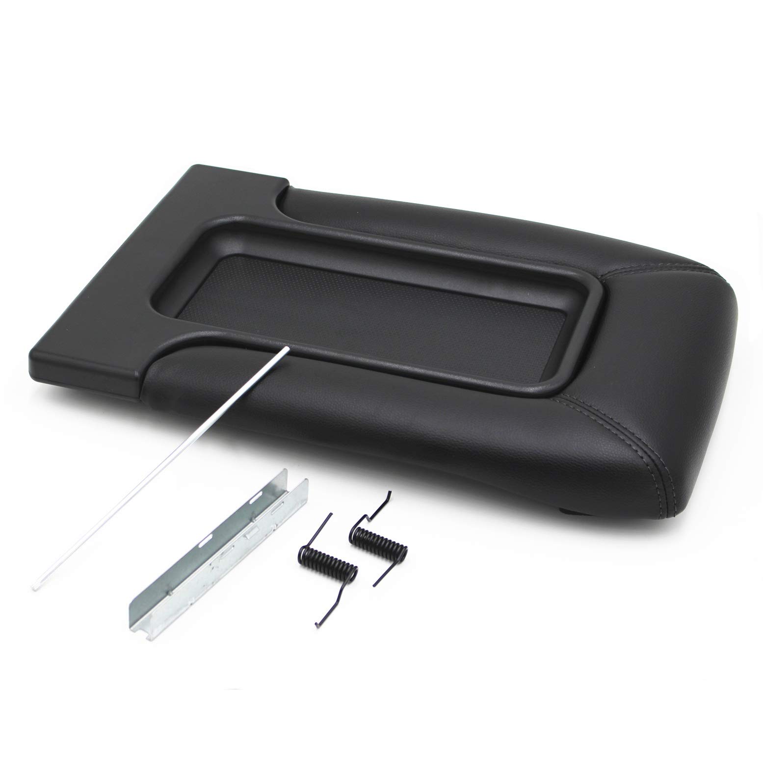 Ezzy Auto Black Center Console Lid Armrest Kit for Chevy Silverado 1500 Avalanche Tahoe GMC Sierra Yukon Cadillac Escalade 2000-2006