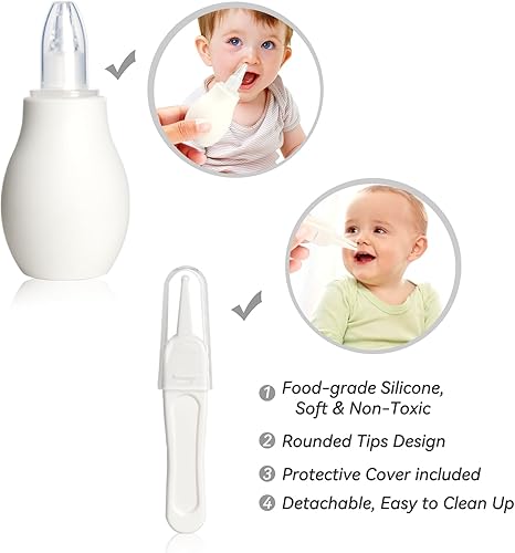 Miniatura 3 de Kit de aseo para bebés, juego de cuidado de seguridad infantil con cepillo para el cabello, peine cortaúñas, aspirador nasal, kit esencial para