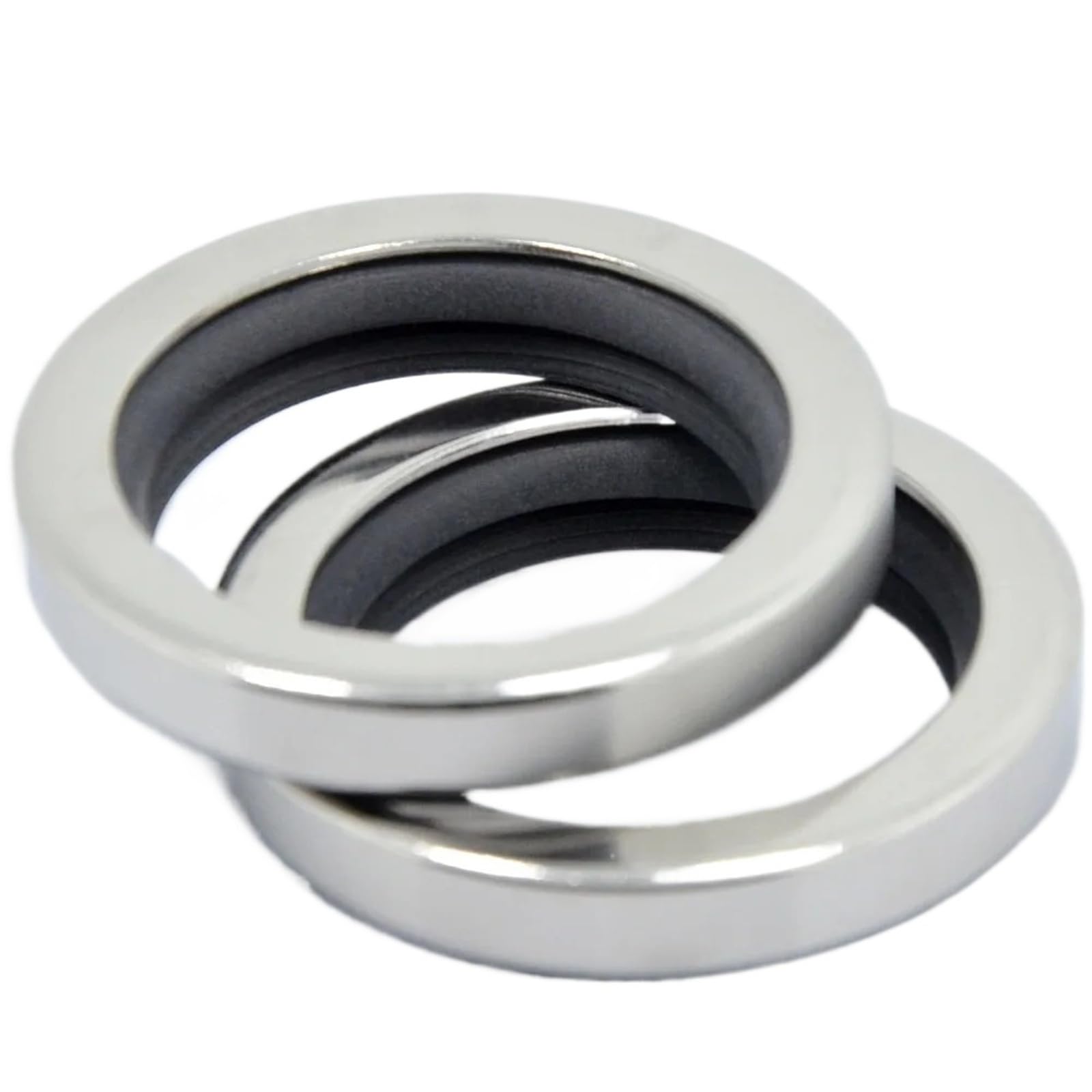 ZXTIIEUF 1pc 30 * 50 * 8/30 * 50 * 10 Lip Oil Seal Housing Single Lip and Dual Lip Screw Air Compressor Spare Parts(30x50x8 CDLCCWBK)
